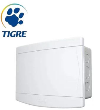 Quadro de Distribuição Embutir 6/8 TIGRE