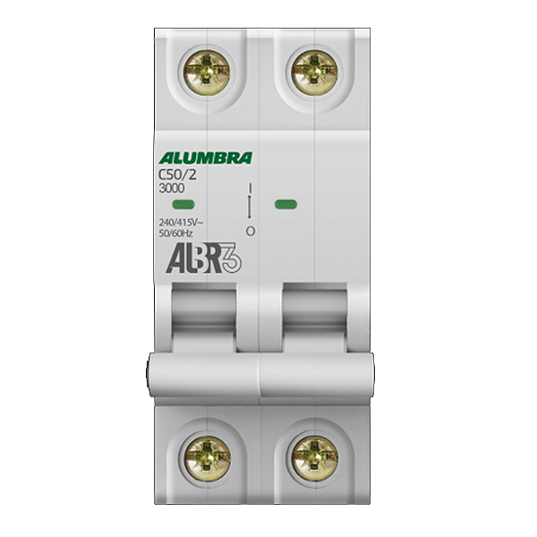 Disjuntor Bipolar 020 AMP ""C"" (39343) C20/2 ALUMBRA