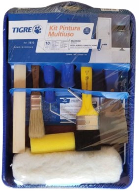 TIGRE(P) KIT P/ PINTURA MULTI USO(10PEÇAS) (1510)