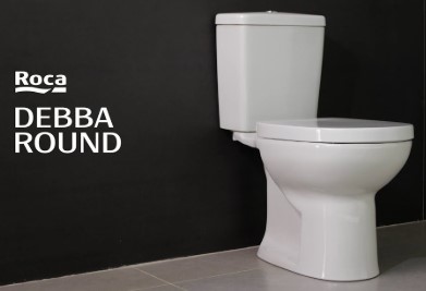 Roca Debba Round – Bacia com Caixa Acoplada s/ Assento
