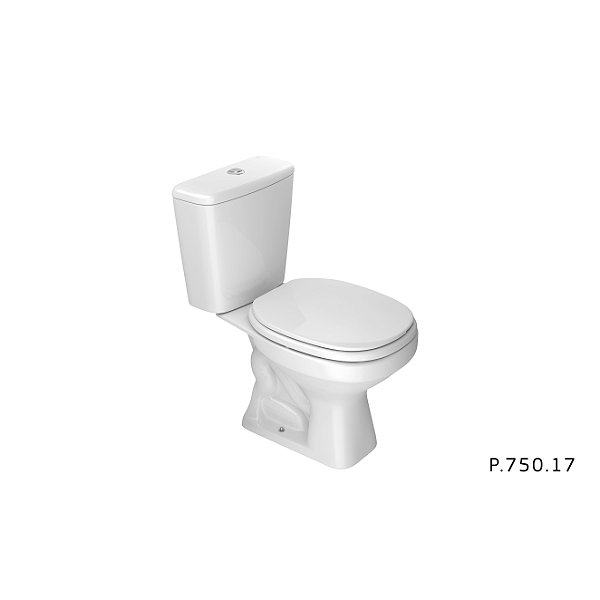 Deca - Kit Bacia com Caixa Acoplada - Aspen Branca ( KP.750.17)