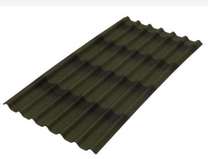 Onduline - Telha Stilo 3D - 2,00 x 0,96 - Verde (P72A6BR)