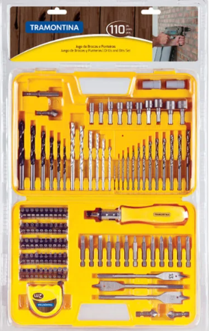 Maleta com Brocas e Ponteiras 110 pçs - Tramontina