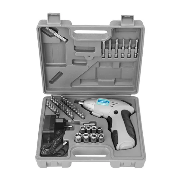 TRAMON PARAFUSADEIRA BATERIA 3,6V 46 PÇS(42380045)