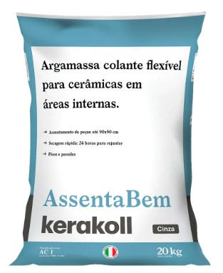 KERAKOLL ARG (AC1) ASSENTABEM CINZA 20KG(K9019501)