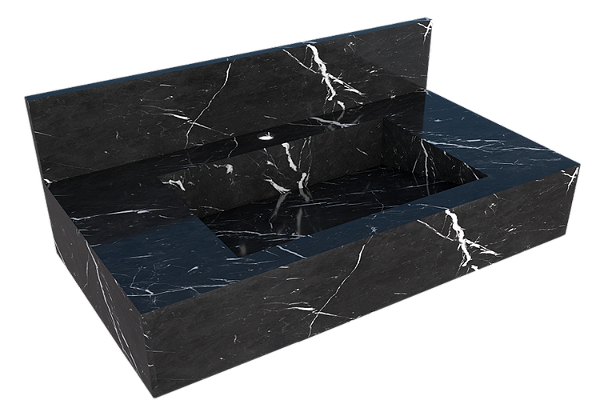 Bancada em Porcelanato Milano Preto - Cozimax