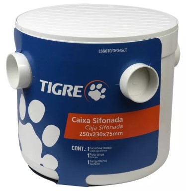 TIGRE CX SIF C/TAMPA RED. BCO 250X230X75(27131344)