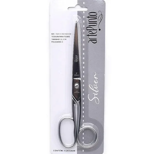 Tesoura para Tecido Silver artePunto 8" 20,3cm