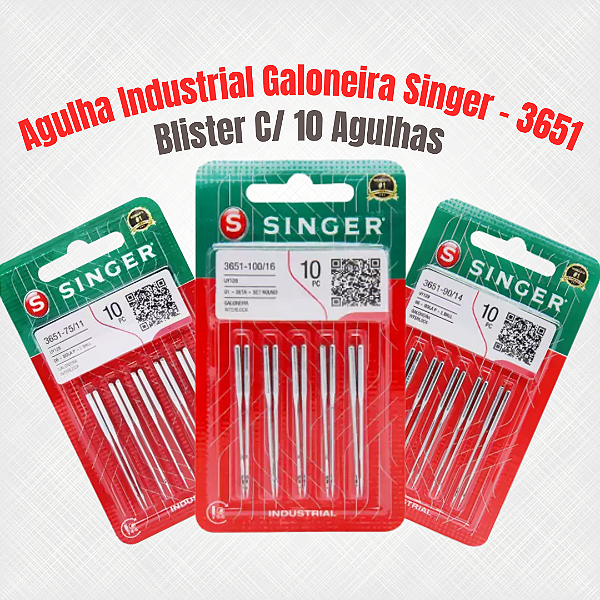 Agulha Industrial Galoneira Singer - 3651