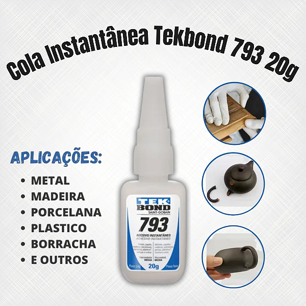 Cola Instantânea Tekbond 793 20g