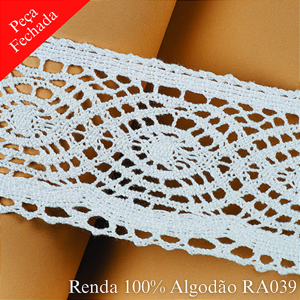 Renda 100% Algodão RA039 - Artepunto