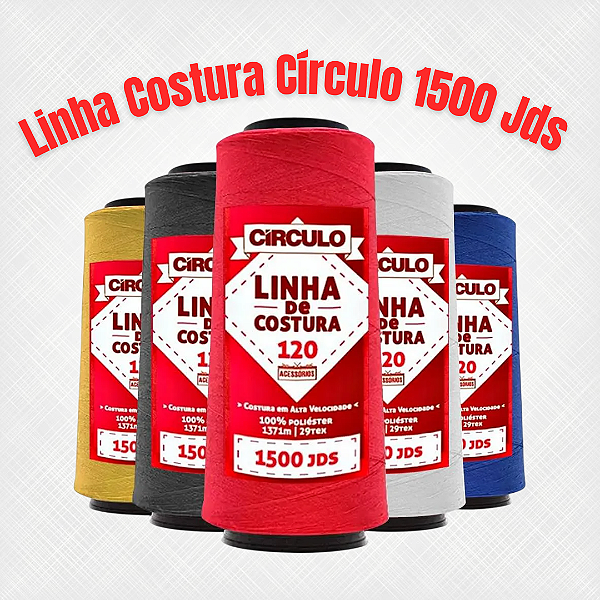 Linha Costura Círculo 1500 Jds