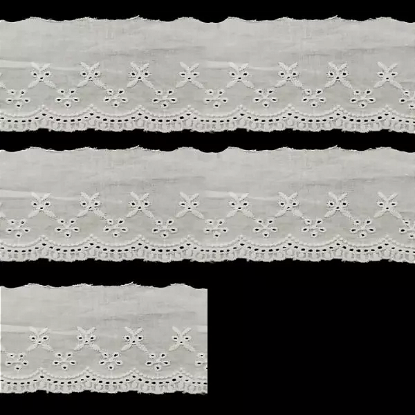 Bordado Inglês  RO.152312 - 7 cm x 13,7 m