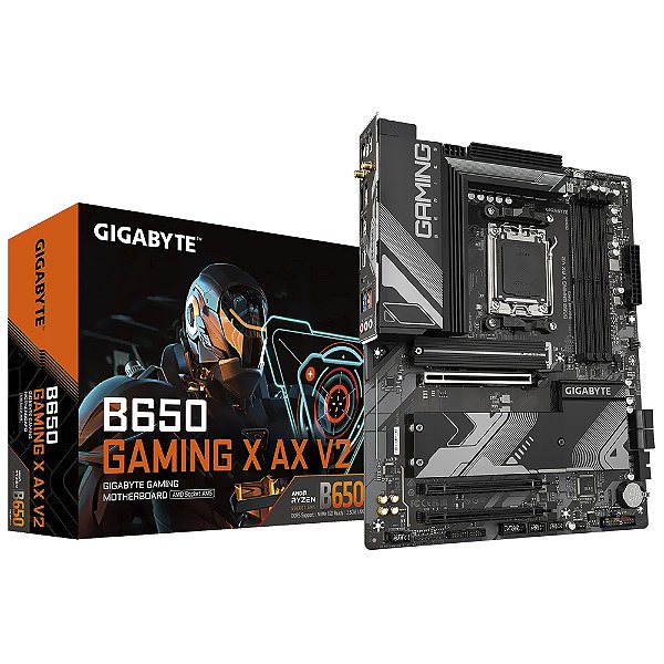 Placa Mãe Gigabyte B650 Gaming X AX V2 - Desempenho e Estilo para Gamers