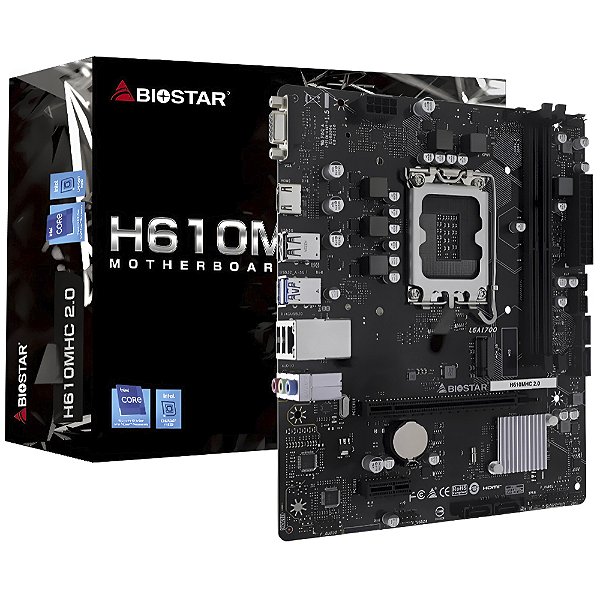 Placa Mãe Biostar H610MHC - Potência e Desempenho para sua Montagem