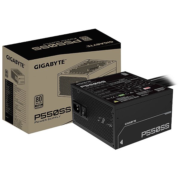 Fonte de Alimentação Gigabyte GP-P550SS ATX - Não Modular - 80 Plus Silver