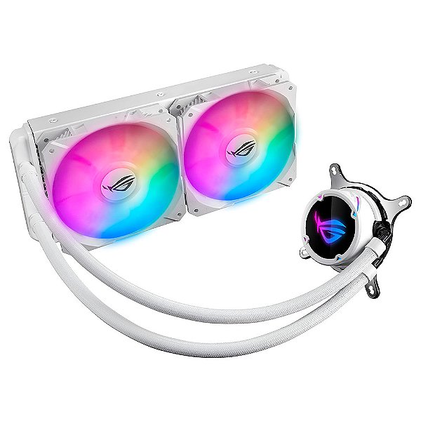 Water Cooler para Processador ASUS ROG Strix LC II 240 ARGB White Edition