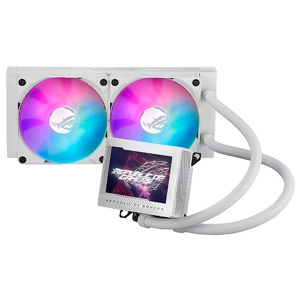 Water Cooler para Processador ASUS ROG Ryujin III 240 ARGB White LCD 3.5" 240MM - Branco