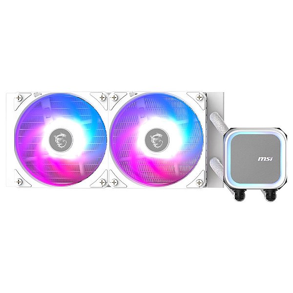 Water Cooler para Processador MSI Mag Coreliquid A13 240 White - ARGB 240MM