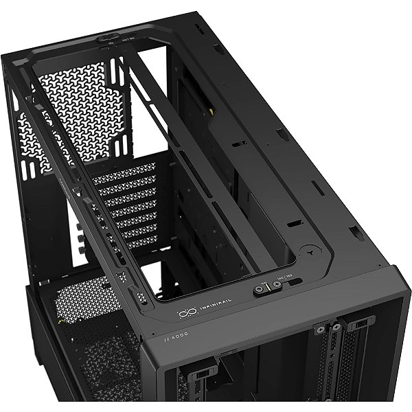 Gabinete Gamer Corsair CC-9011312-WW Frame 4000D RS Mid Tower com 3 Coolers - Preto