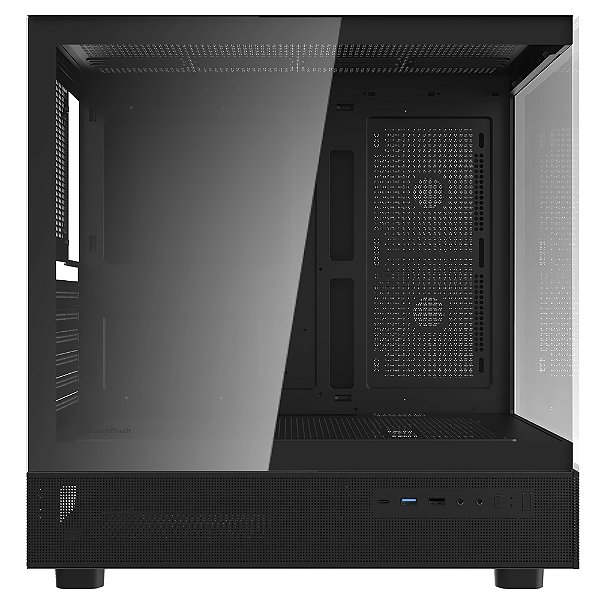 Gabinete Gamer darkFlash DPX90 ATX com 3 Coolers ARGB - Preto