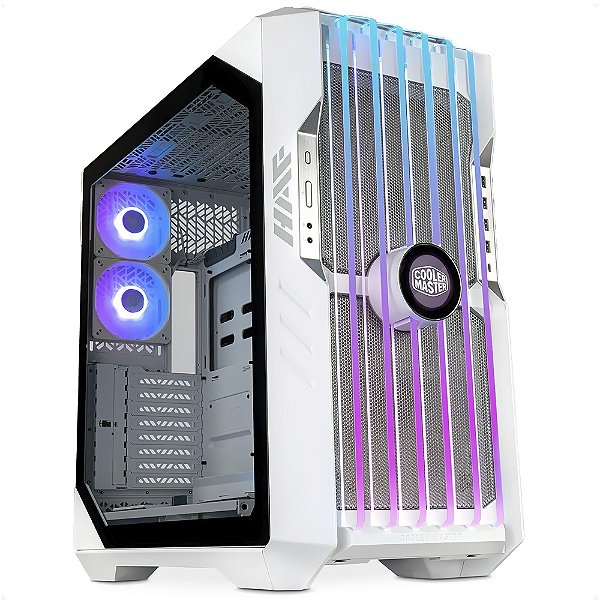 Gabinete Gamer Cooler Master Haf 700 Evo Full Tower - Branco com 3 Coolers ARGB