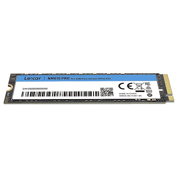 SSD Lexar M.2 500GB NM610 Pro NVMe - Velocidade e Performance para seu PC