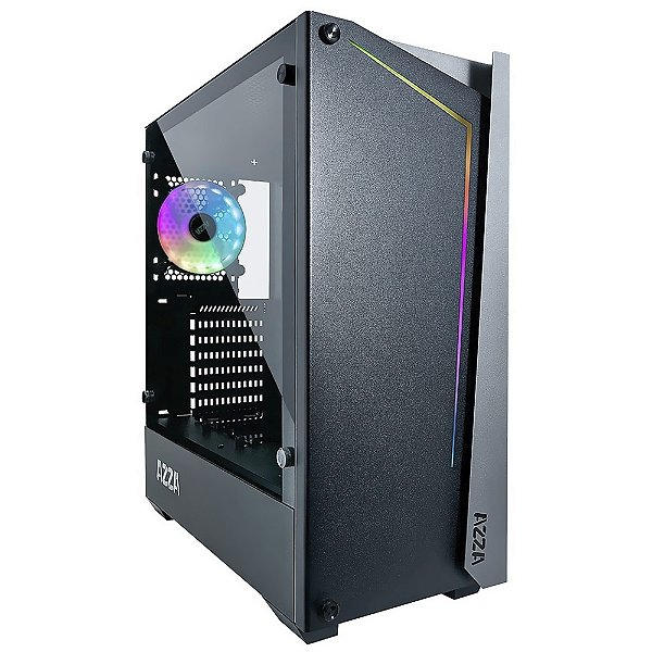 Gabinete Gamer Azza Apollo 430 CSAZ-430B-DF2 Mid Tower com Cooler RGB