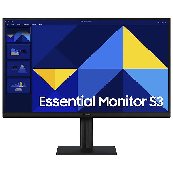 Monitor Samsung LS27D300GAN 27" FHD IPS 100Hz / 5Ms - Preto