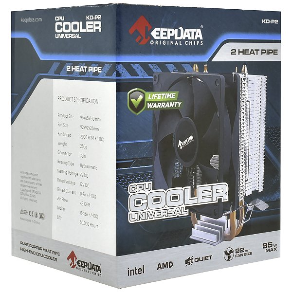 Cooler para Processador Keepdata KD-P2 92MM