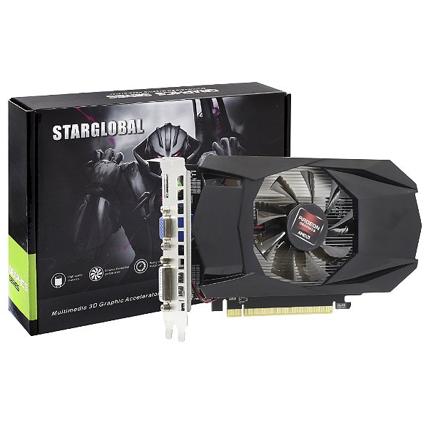Placa de Vídeo Star Radeon HD 7670 4GB DDR5
