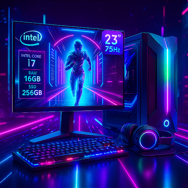 Computador Gamer Completo PG2E-1021CH - Desempenho e Estilo em um Só Pacote