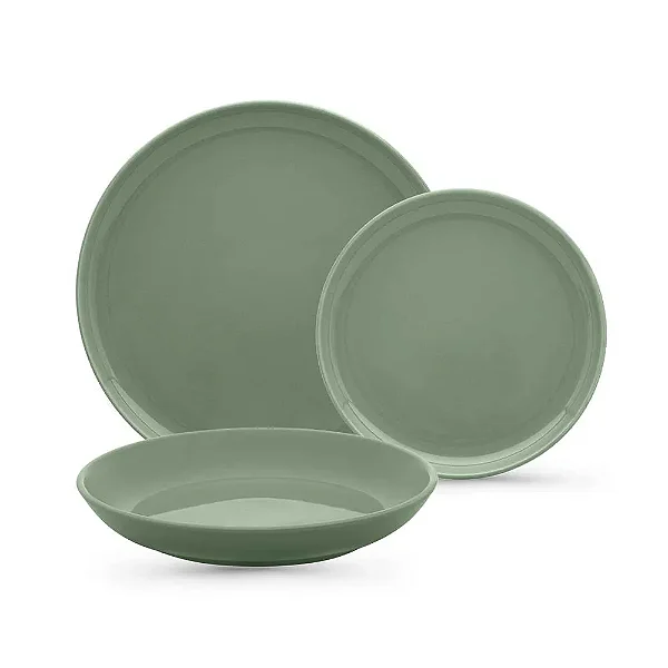 Aparelho de Jantar 15 Peças Flat Matcha