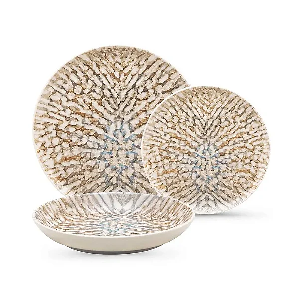 Aparelho de Jantar 15 Peças Flat Leopardita