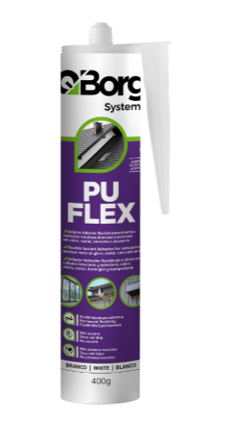 QBORG PU FLEX CINZA TUBO 400G
