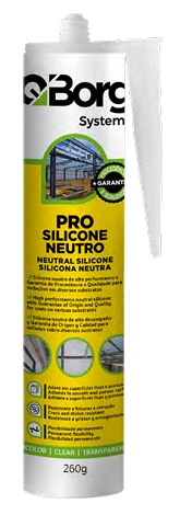 QBORG PRO SILICONE NEUTRO BRANCO TUBO  260G