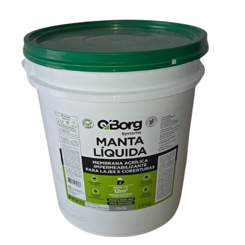 QBORG MANTA LÍQUIDA CINZA 18KG