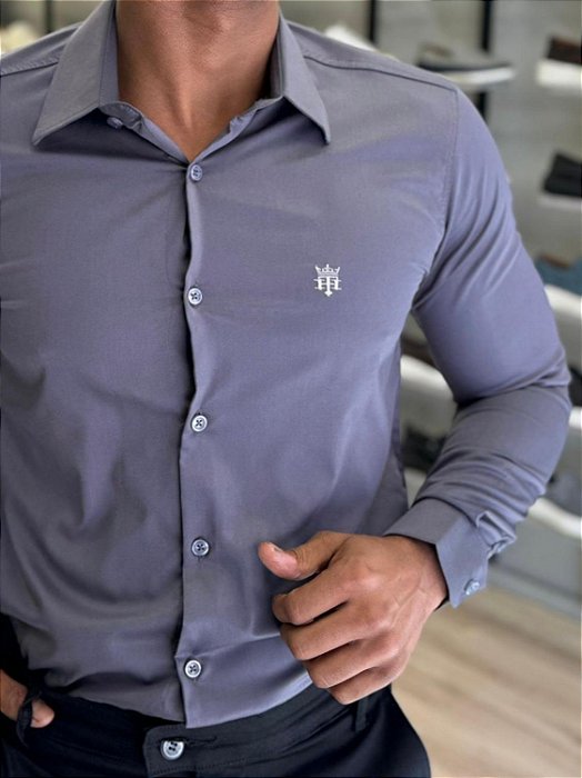CAMISA SOCIAL FIBRA DE BAMBU TRUE HERO CHUMBO