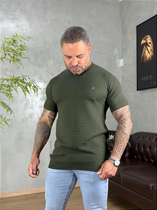 CAMISA TRICÔ ESSENZA TRUE HERO VERDE MILITAR