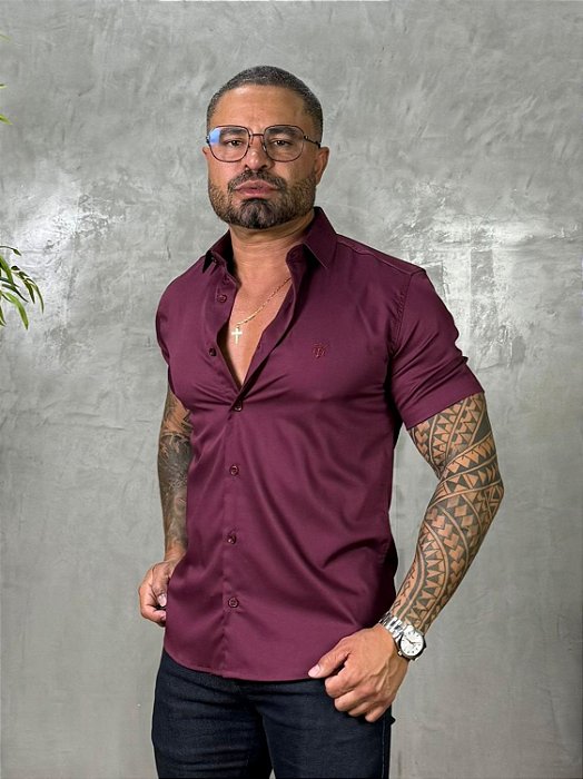 CAMISA SOCIAL FIBRA DE BAMBU TH BORDO