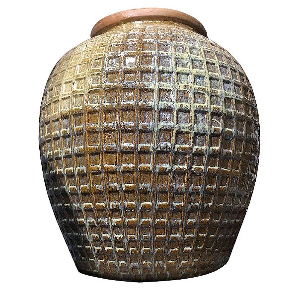 VASO VIETNAMITA PARA AREA EXTERNA E INTERNA DE CERAMICA
