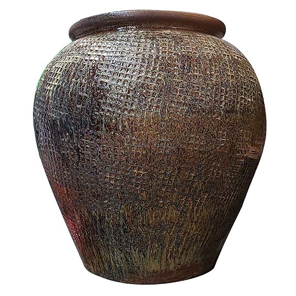 VASO VIETNAMITA PARA AREA EXTERNA E INTERNA DE CERAMICA