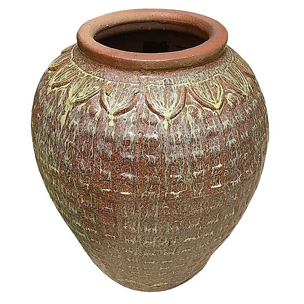 VASO VIETNAMITA PARA AREA EXTERNA E INTERNA DE CERAMICA