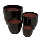 CJ. DE VASOS VIETNAMITA - PRETO - 4 PCS