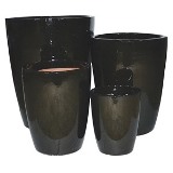 CJ. DE VASOS VIETNAMITA PRETO - 4 PC