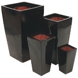 CJ. DE VASOS VIETNAMITA PRETO 4 PCS