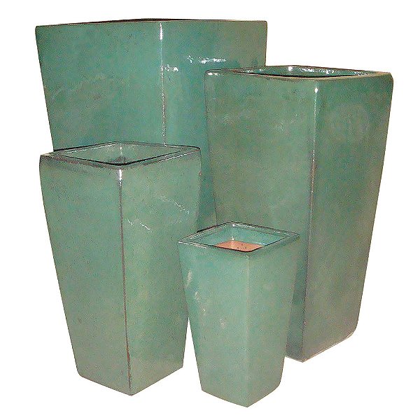 CJ. DE VASOS VIETNAMITA VERDE 4 PCS
