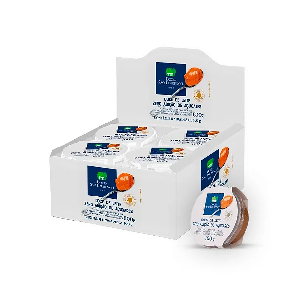 Doce de Leite Zero Açúcar (Display 8 unidades | 100g cada)