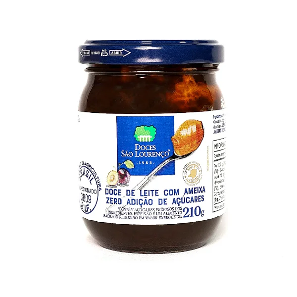 Doce de Leite com Ameixa Zero Açúcar 210g
