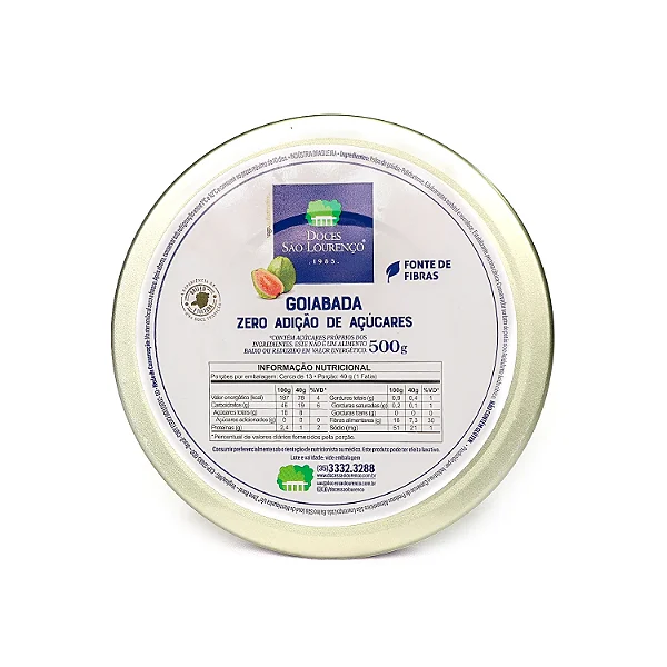 Goiabada Zero Açúcar 500g